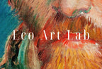 Detail view of artwork from Vincent van Gogh Self Portrait Printable Famous Art Print. Instant Download van Gogh Print Vintage Classic Portrait Painting. Fine Art Print. (variation 2)