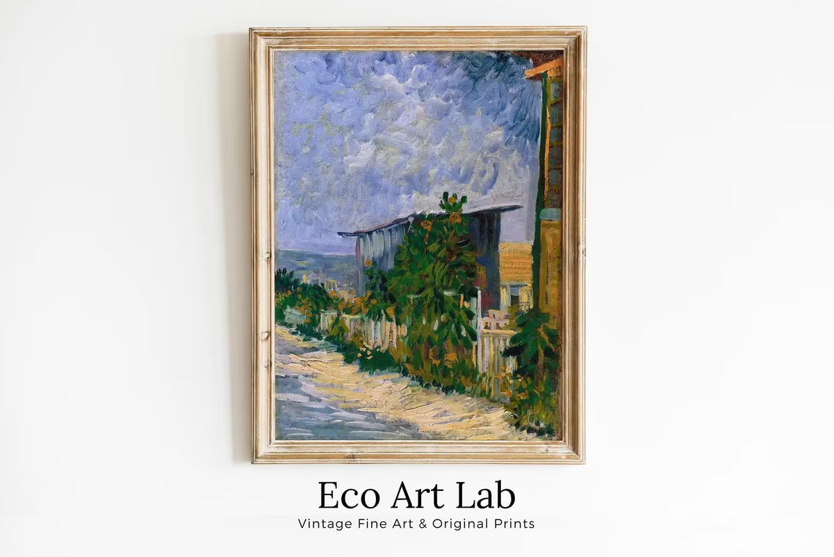 Vincent van Gogh Shelter on Montmartre Printable Famous Art Print. Instant Download van Gogh Print Vintage Wall Decor Fine Art Digital Print – Printable Wall Art