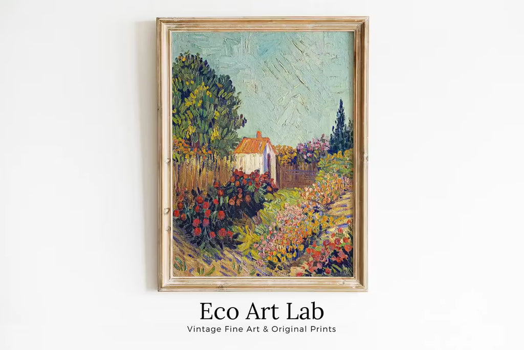 Vincent van Gogh Spring Landscape Painting Printable Famous Art Print. Instant Download van Gogh Print Vintage Fine Art  – Printable Wall Art