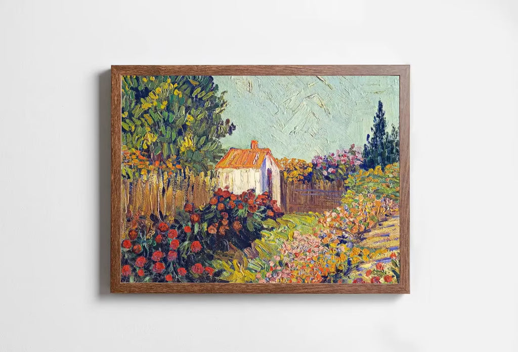 Vincent van Gogh Spring Landscape Painting Printable Famous Art Print. Vintage Fine Art. Instant Download van Gogh Print.  – Printable Wall Art