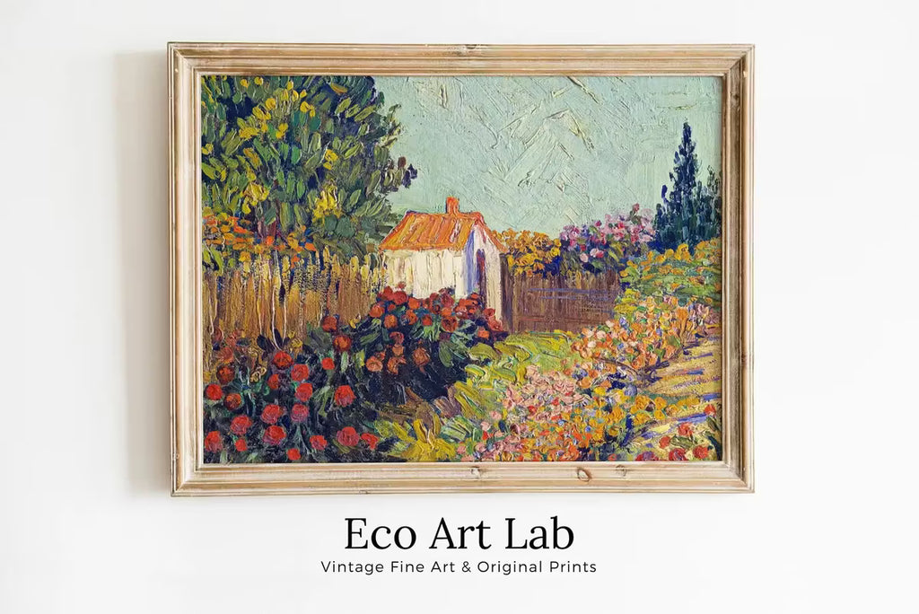 Vincent van Gogh Spring Landscape Painting Printable Famous Art Print. Vintage Fine Art. Instant Download van Gogh Print.  – Printable Wall Art