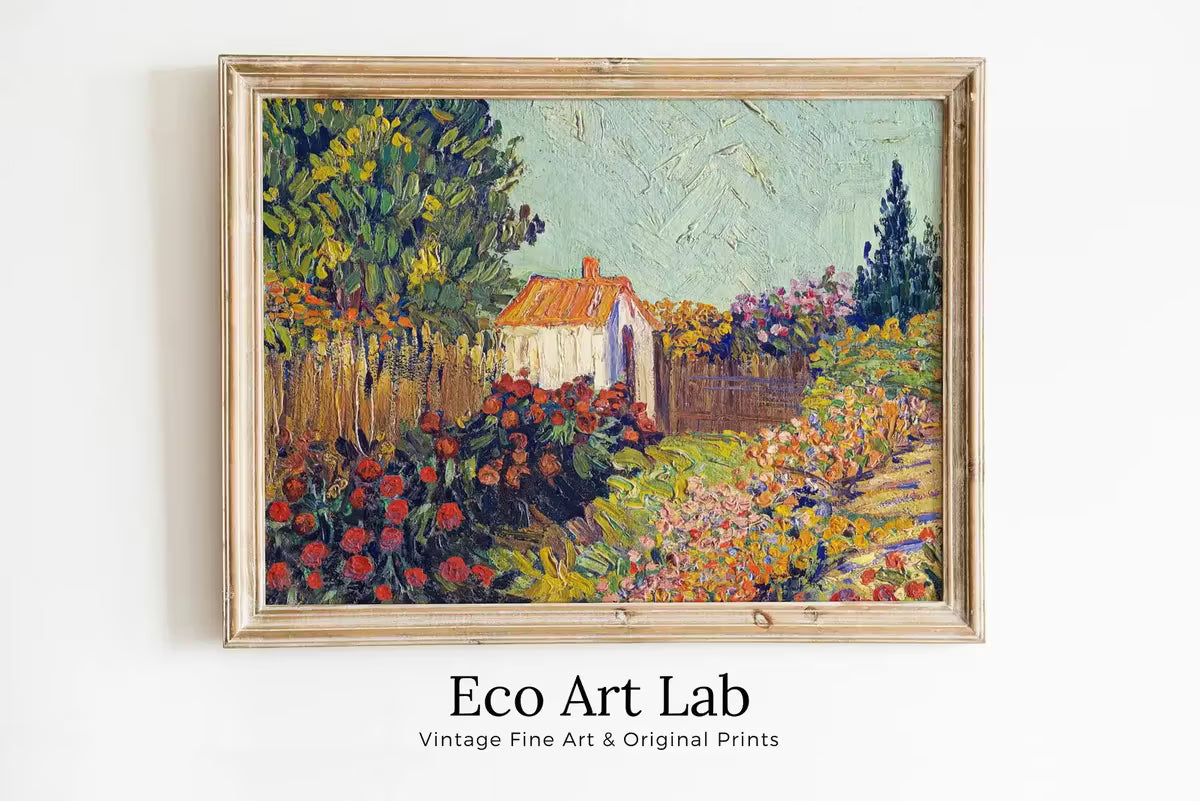 Vincent van Gogh Spring Landscape Painting Printable Famous Art Print. Vintage Fine Art. Instant Download van Gogh Print.  – Printable Wall Art