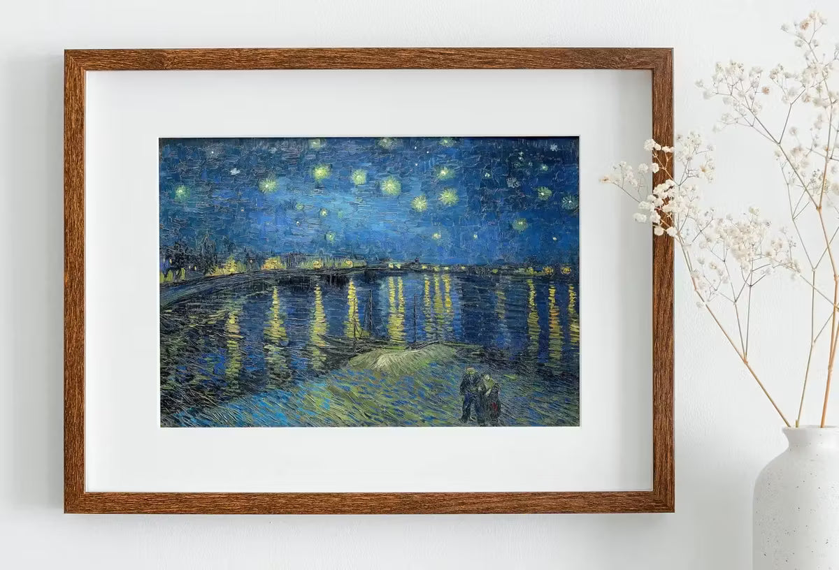 Vincent van Gogh Starry Night Over the Rhone Printable Famous Art Prints. Instant Download van Gogh Print Vintage Painting. Fine Art Print – Printable Wall Art