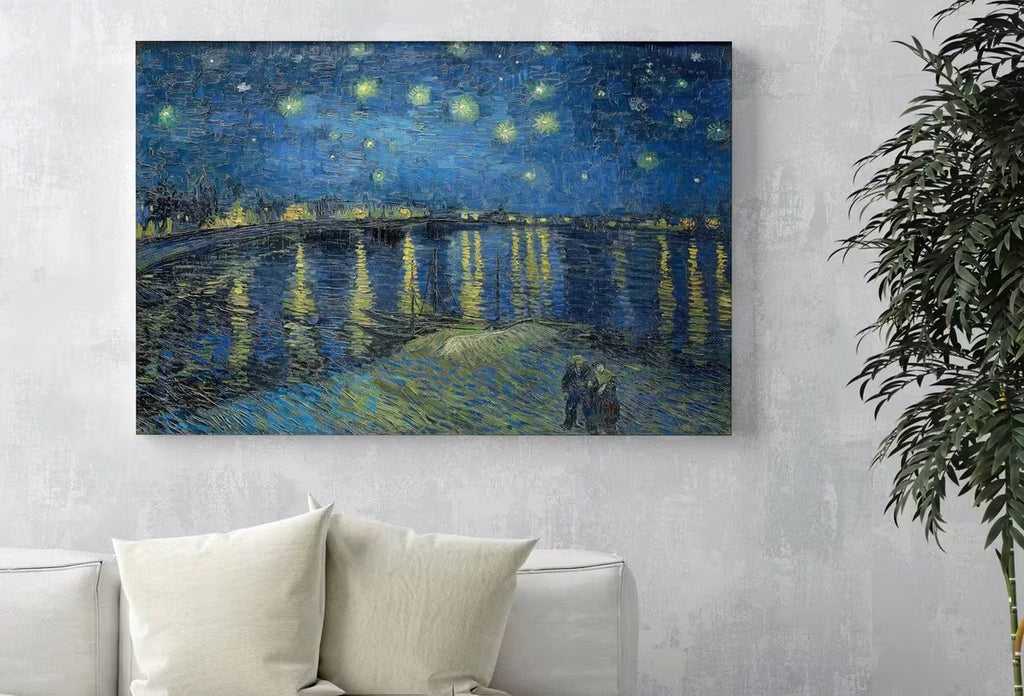 Vincent van Gogh Starry Night Over the Rhone Printable Famous Art Prints. Instant Download van Gogh Print Vintage Painting. Fine Art Print – Printable Wall Art