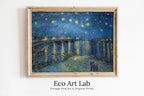 Vincent van Gogh Starry Night Over the Rhone Printable Famous Art Prints. Instant Download van Gogh Print Vintage Painting. Fine Art Print – Printable Wall Art