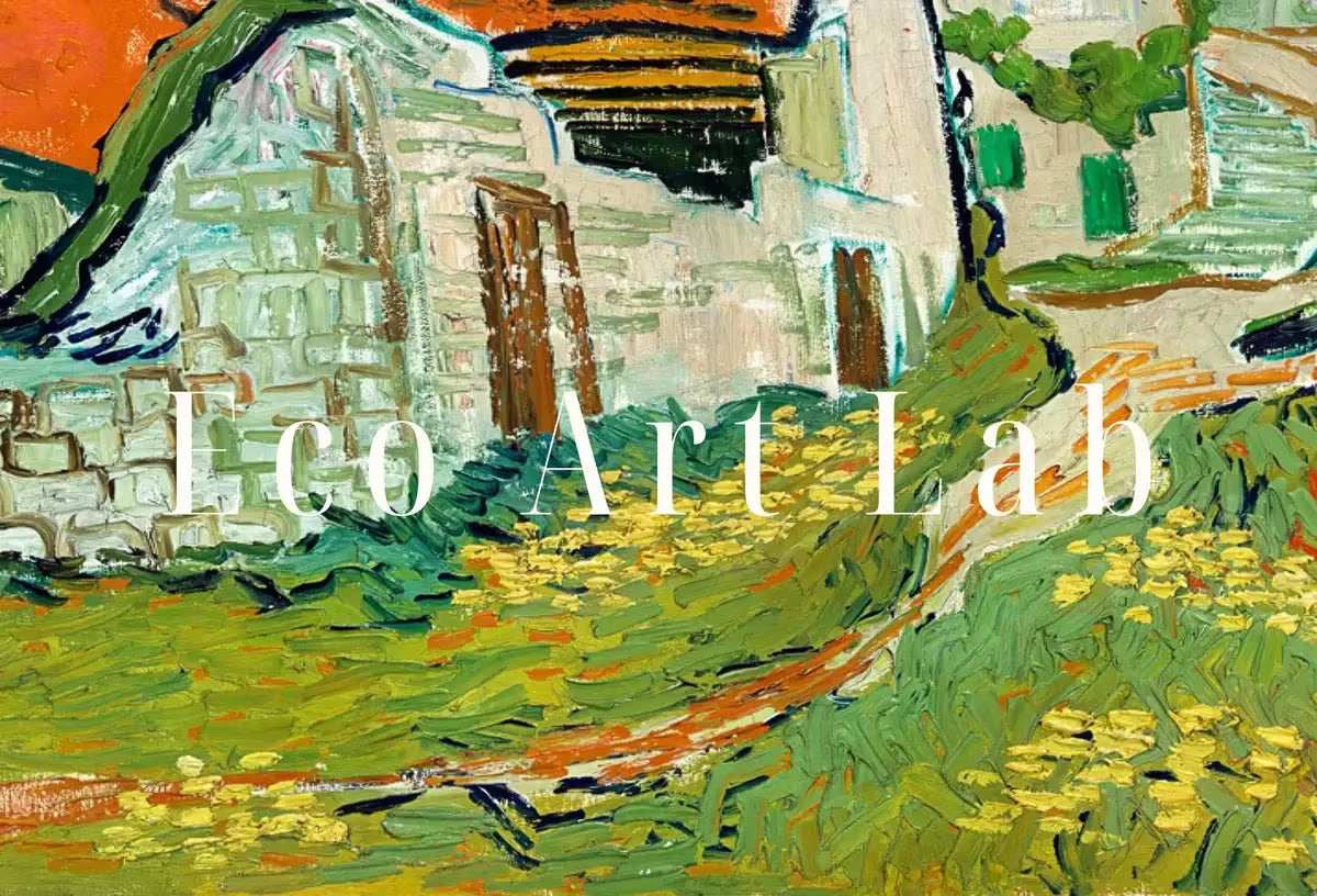 Vincent van Gogh Street in Auvers Painting Printable Famous Art. Instant Download Farmhouse van Gogh Vintage Fine Art  – Printable Wall Art