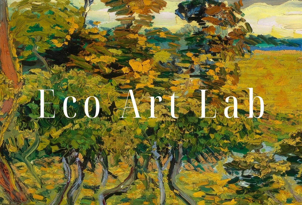 Included artwork preview showing first selection of artworks from Vincent van Gogh Sunset at Montmajour. Landscape Printable Famous Art Print. Instant Download van Gogh Print Vintage Painting Fine Art Print.