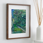 Vincent van Gogh The Garden at the Asylum at Saint-Rémy. Famous Vintage Painting. Instant Download Printable Wall Art. Vintage Floral Poster – Printable Wall Art