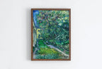 Vincent van Gogh The Garden at the Asylum at Saint-Rémy. Famous Vintage Painting. Instant Download Printable Wall Art. Vintage Floral Poster – Printable Wall Art