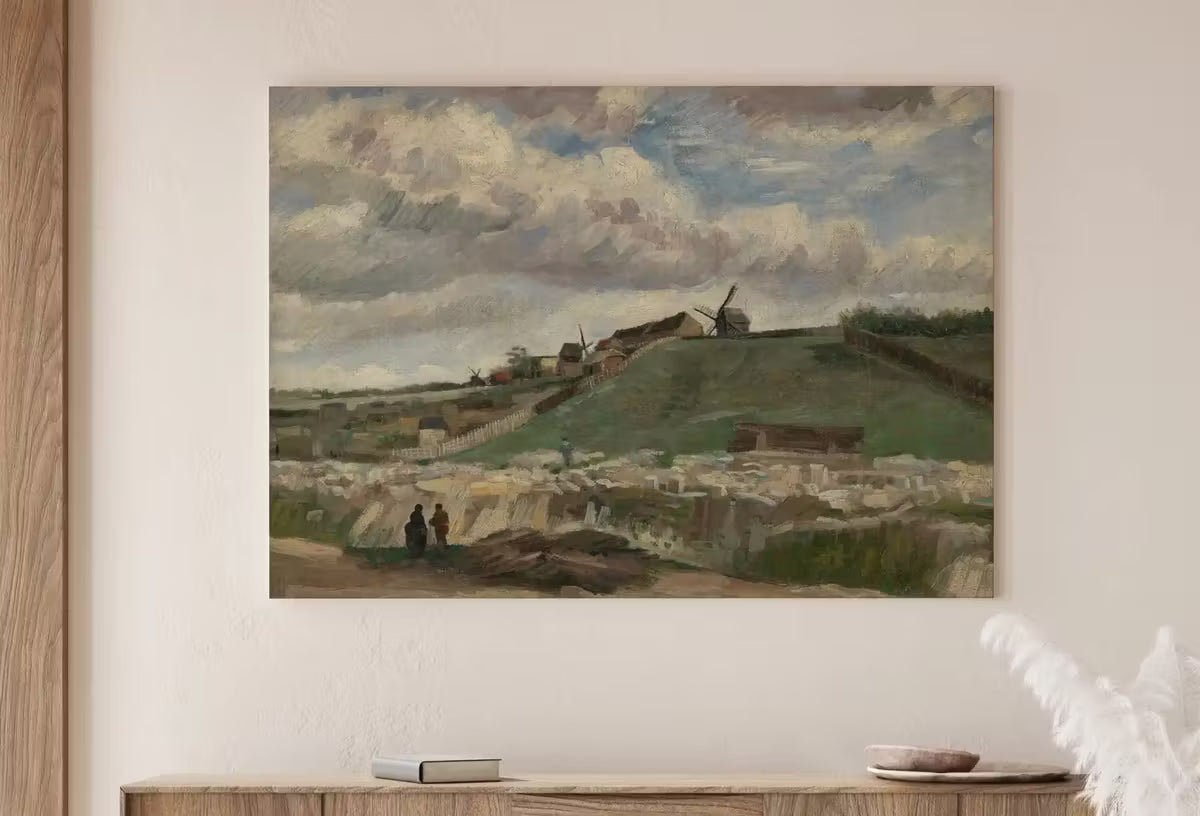 Vincent van Gogh The Hill of Montmartre with Stone Quarry Printable Famous Art Print. Instant Download van Gogh Print Vintage Wall Decor – Printable Wall Art