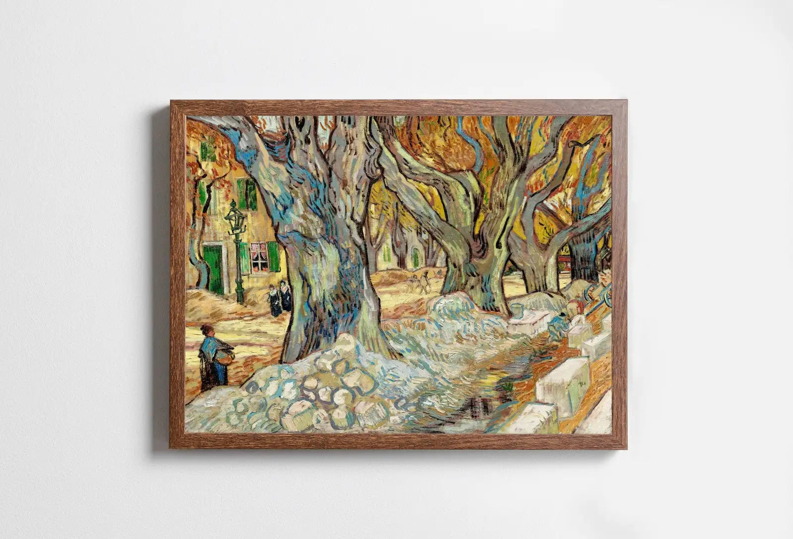 Les grands platanes de Vincent van Gogh, impression d’art célèbre à imprimer. Téléchargement instantané d’impression de Van Gogh, peinture de paysage vintage. Impression d’art fin
