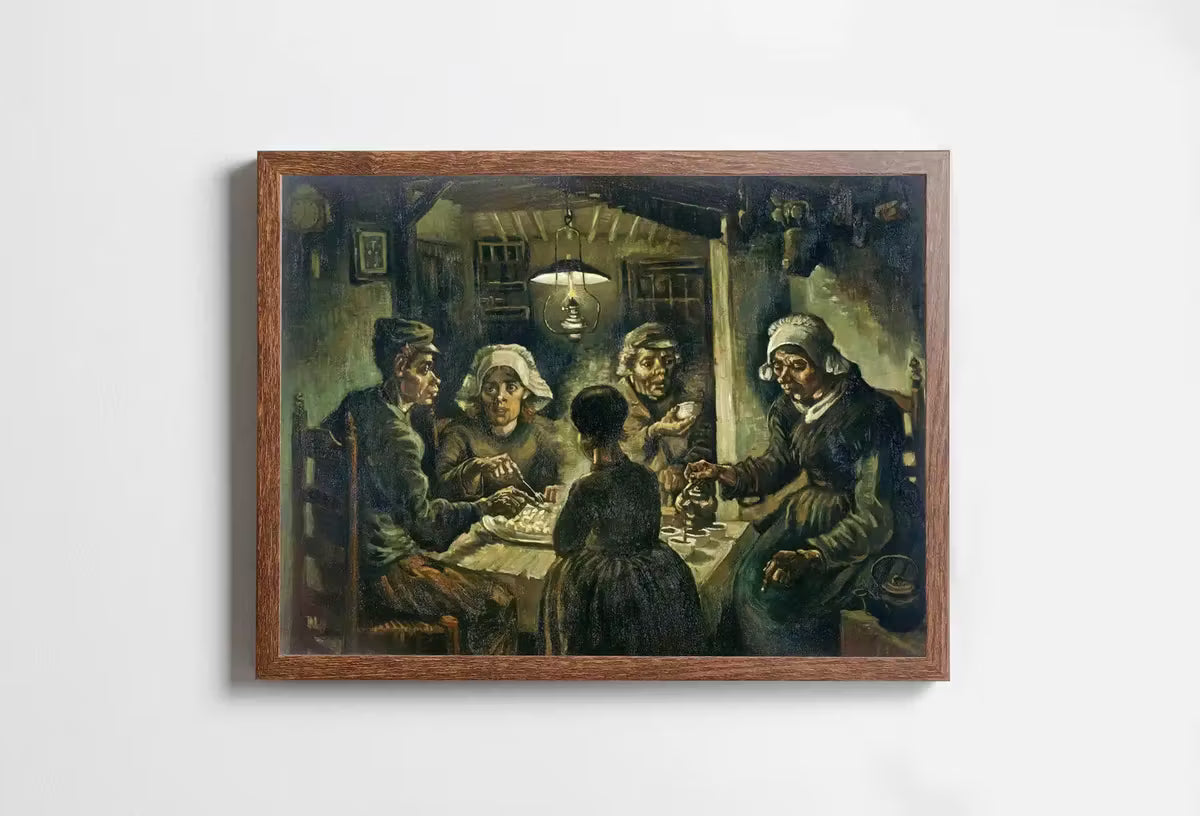 Vincent van Gogh The Potato Eaters Printable Famous Art Prints. Instant Download van Gogh Print Vintage Wall Decor. Fine Art Digital Print – Printable Wall Art