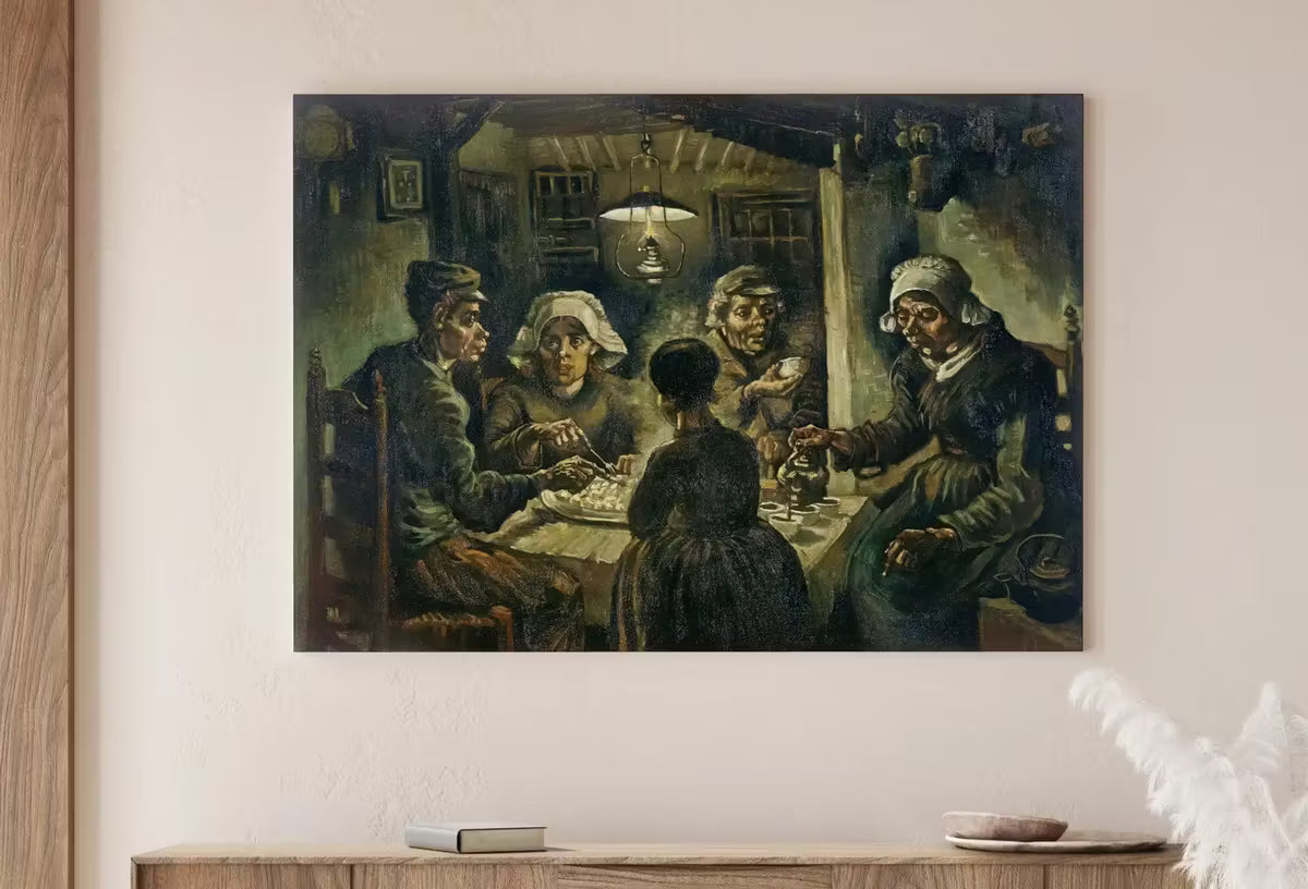 Vincent van Gogh The Potato Eaters Printable Famous Art Prints. Instant Download van Gogh Print Vintage Wall Decor. Fine Art Digital Print – Printable Wall Art