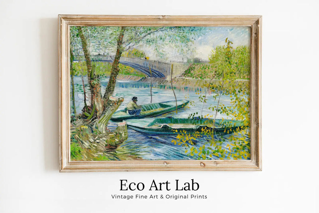 Vincent van Gogh The Seine River in Springtime Printable Famous Art Prints. Instant Download van Gogh Print Vintage Painting. Fine Art Print – Printable Wall Art Digital Download