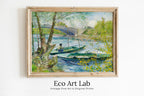 Vincent van Gogh The Seine River in Springtime Printable Famous Art Prints. Instant Download van Gogh Print Vintage Painting. Fine Art Print – Printable Wall Art Digital Download