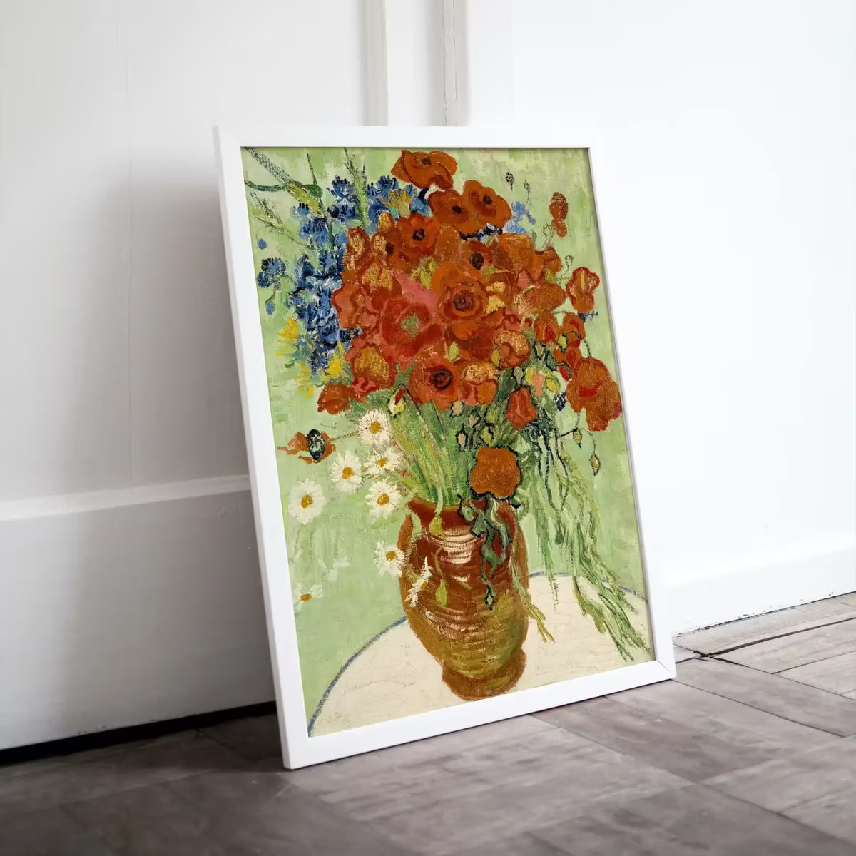 Vincent van Gogh Vase with Cornflowers & Poppies. Famous Printable Art. Instant Download van Gogh Still Life Print. Vintage Floral Fine Art – Printable Wall Art