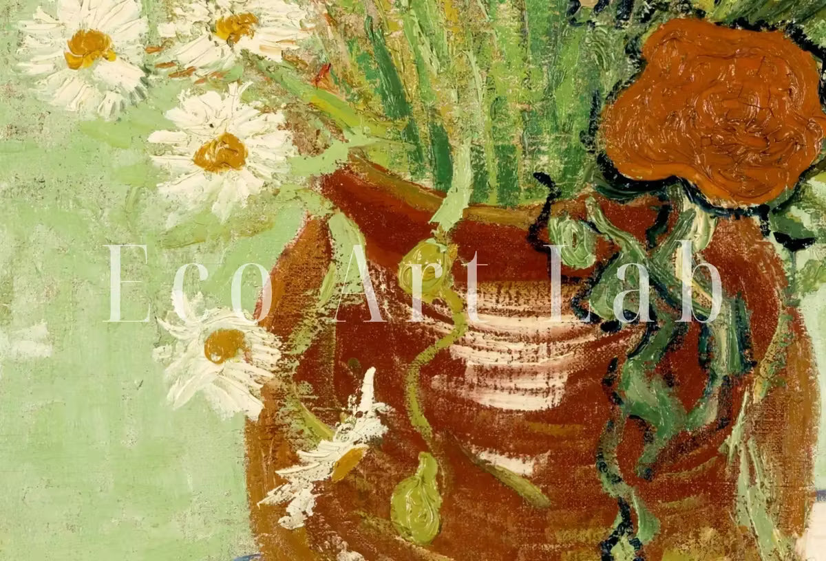 Vincent van Gogh Vase with Cornflowers & Poppies. Famous Printable Art. Instant Download van Gogh Still Life Print. Vintage Floral Fine Art – Printable Wall Art