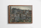 Vincent van Gogh View from Vincent's Studio. Famous Printable Oil Painting. Instant Download. van Gogh Paris Cityscape Vintage Fine Art – Printable Wall Art Digital Download – Digital Download