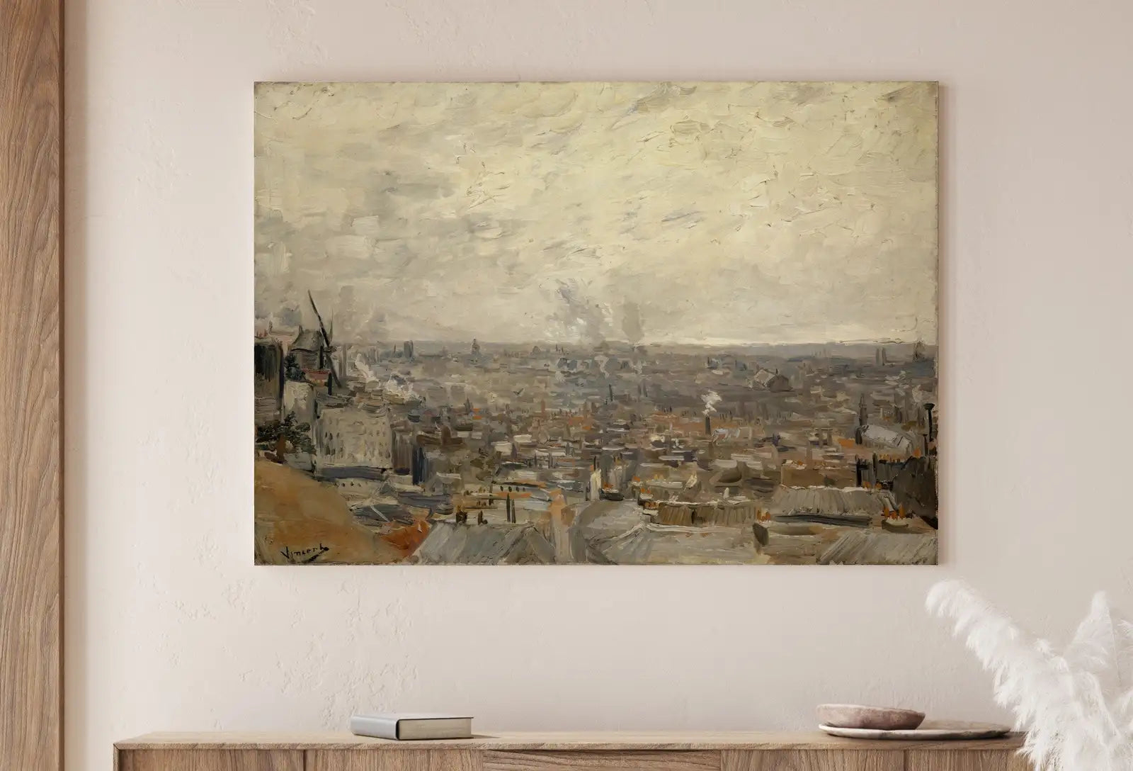 Vincent van Gogh View of Paris from Montmartre Printable Famous Art Print. Instant Download van Gogh Print Vintage Wall Decor Fine Art – Printable Wall Art Digital Download – Digital Download