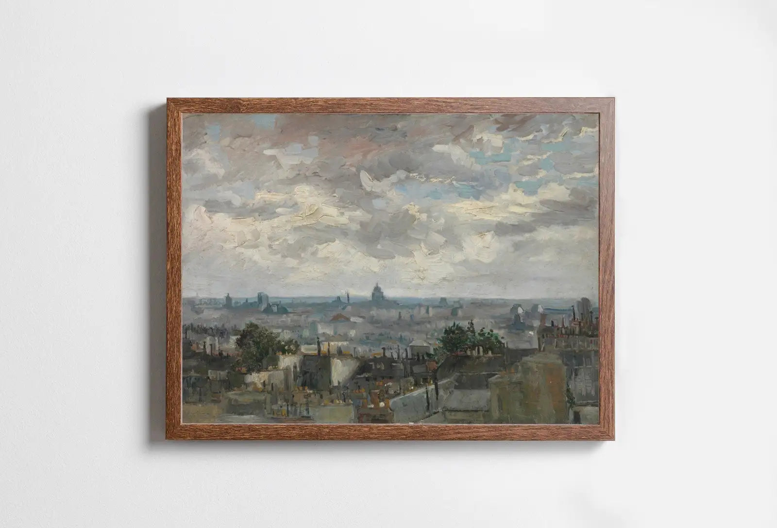 Vincent van Gogh View of Paris Printable Famous Oil Painting. Instant Download van Gogh Print European Landscape Vintage Wall Decor Fine Art – Printable Wall Art Digital Download – Digital Download