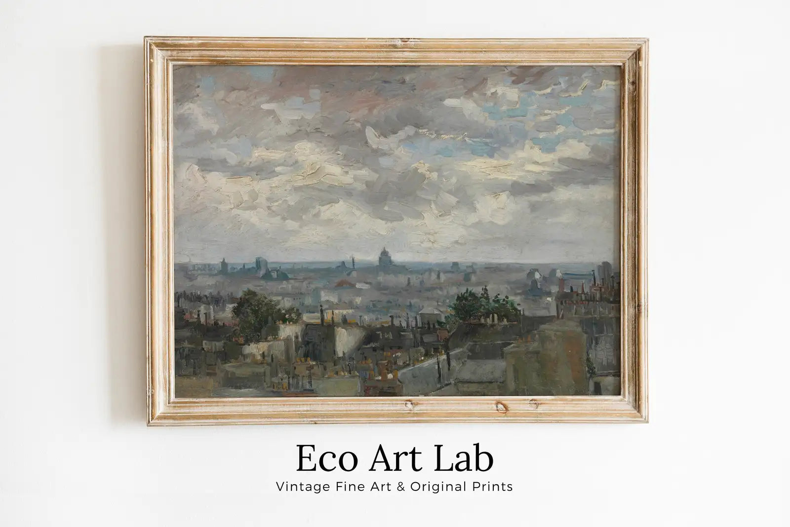 Vincent van Gogh View of Paris Printable Famous Oil Painting. Instant Download van Gogh Print European Landscape Vintage Wall Decor Fine Art – Printable Wall Art Digital Download – Digital Download