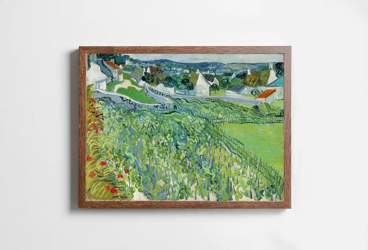 Vincent van Gogh Vineyards at Auvers Printable Famous Art Print. Instant Download van Gogh Print Vintage Painting Wall Decor. Fine Art Print – Printable Wall Art
