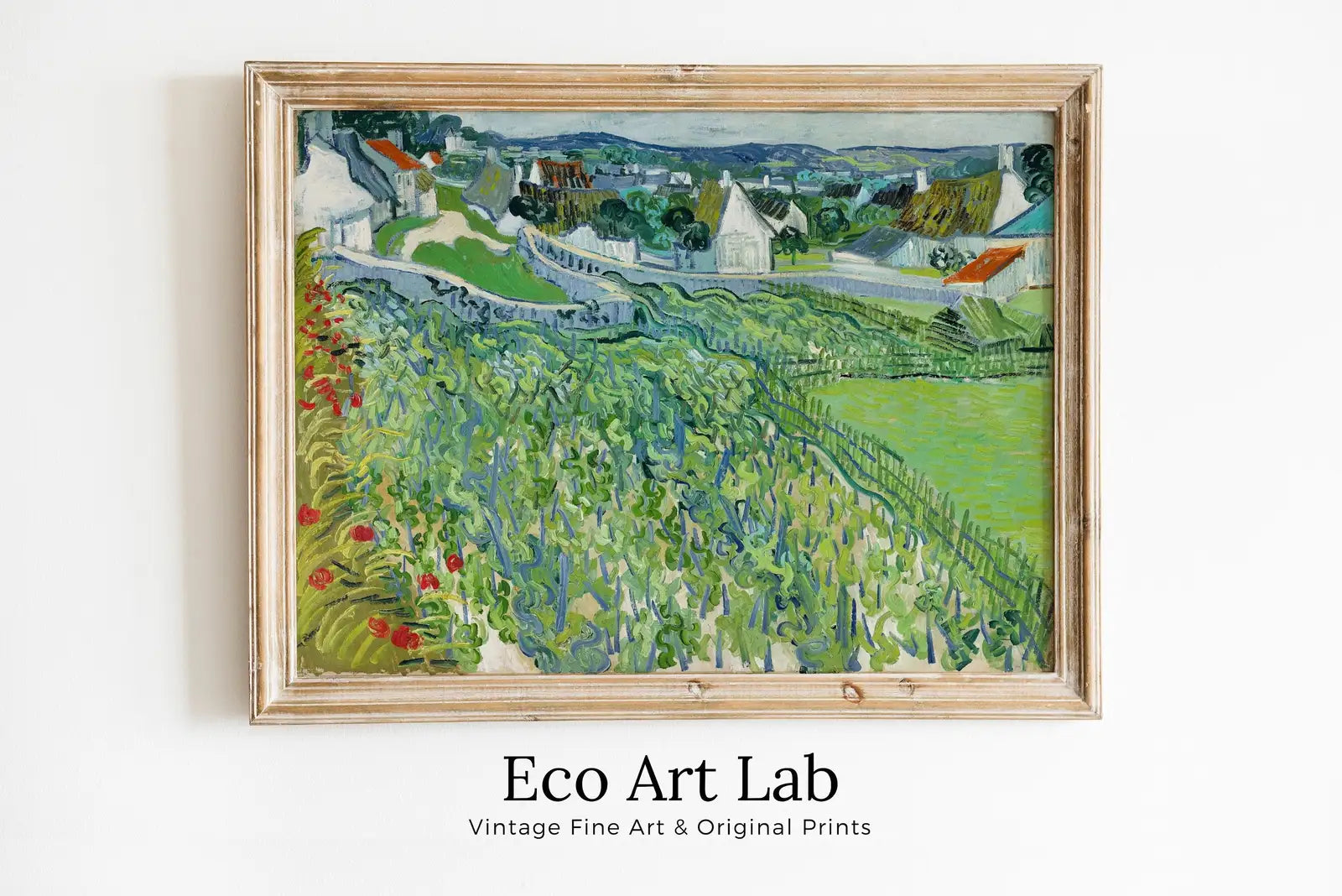 Vincent van Gogh Vineyards at Auvers Printable Famous Art Print. Instant Download van Gogh Print Vintage Painting Wall Decor. Fine Art Print – Printable Wall Art Digital Download