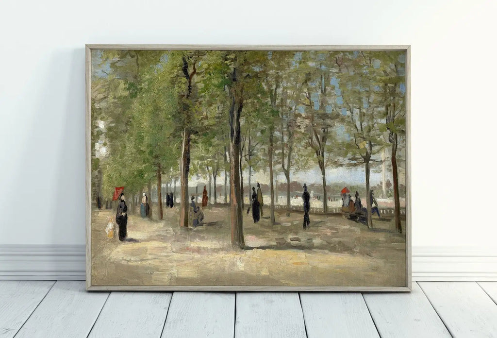 Detail view of artwork from Vincent van Gogh Vintage Painting. Instant Download Antique Painting Wall Art. Printable van Gogh Wall Art. Fine Art Print. (variation 2)