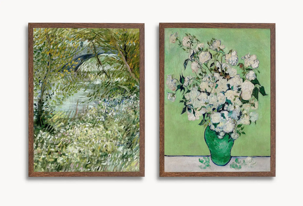 Ensemble d’impressions murales de Vincent van Gogh. Ensemble pour galerie murale. Ensemble de 7 impressions de Van Gogh. Collection de peintures célèbres en impressions d’art de beaux-arts. Ensemble d’art de Van Gogh n°3.