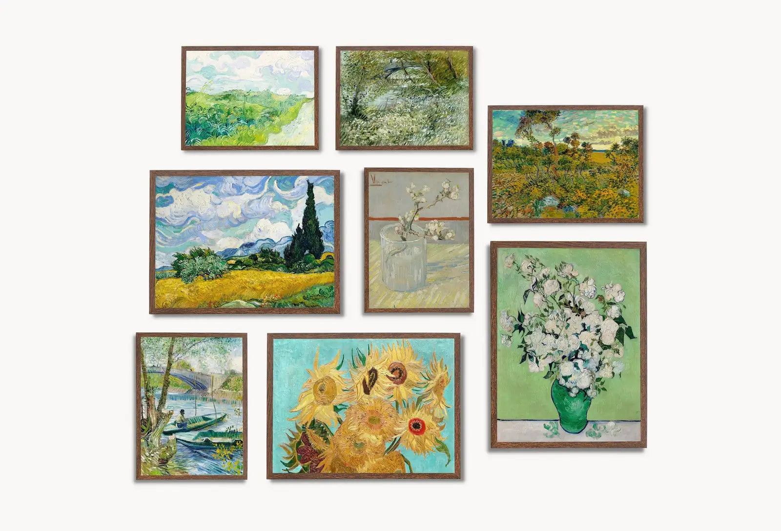 Vincent van Gogh Wall Print SET. Gallery Wall Set. Van Gogh Print Set of 8. Famous Paintings Collection Fine Art Prints. Van Gogh Art Set #2 – Printable Wall Art Set (Digital Download) – Digital Download