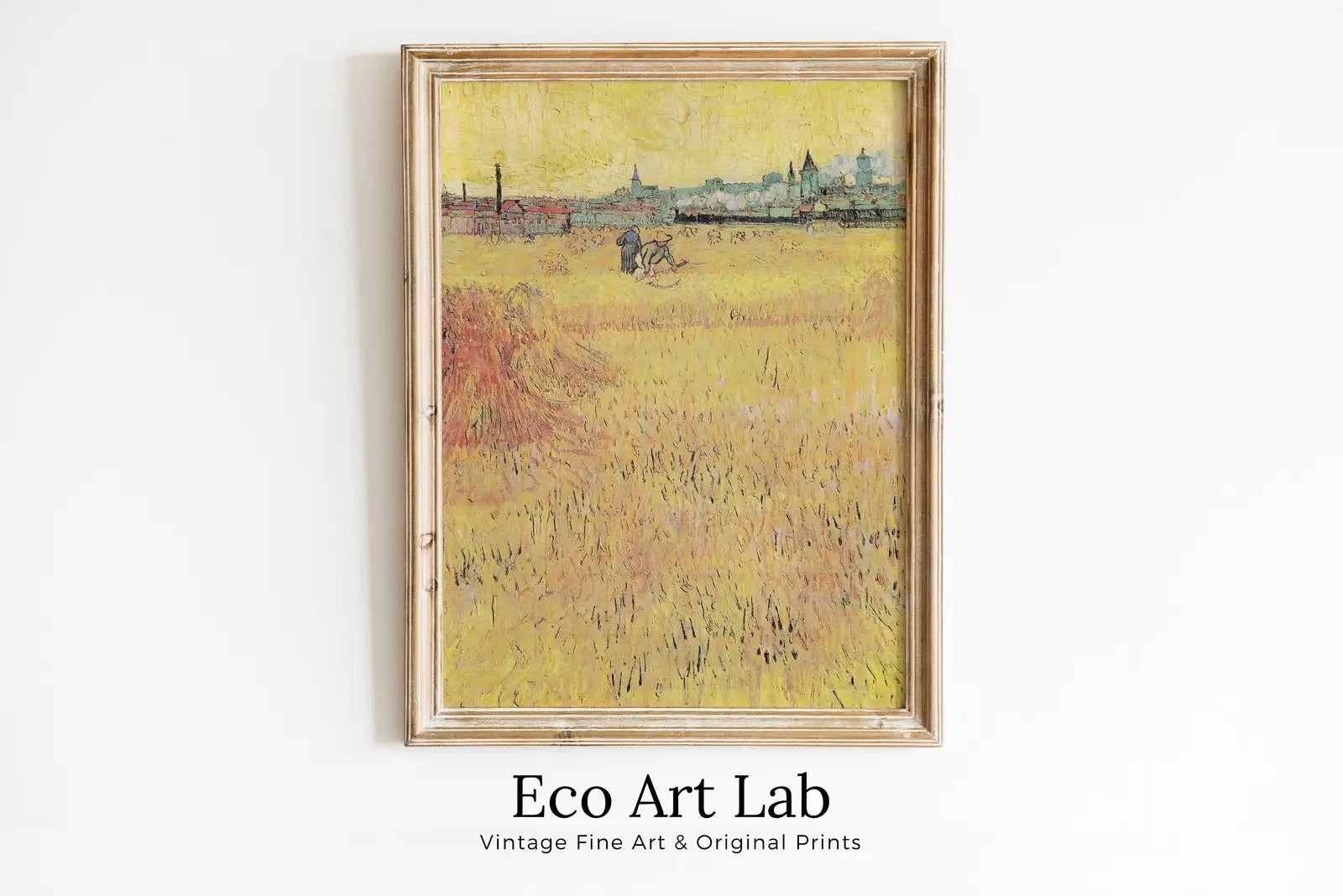 Vincent van Gogh Wheat field w/ View of Arles Printable Famous Art Print. Instant Download van Gogh Print Vintage Fine Art Digital Download – Printable Wall Art Digital Download – Digital Download