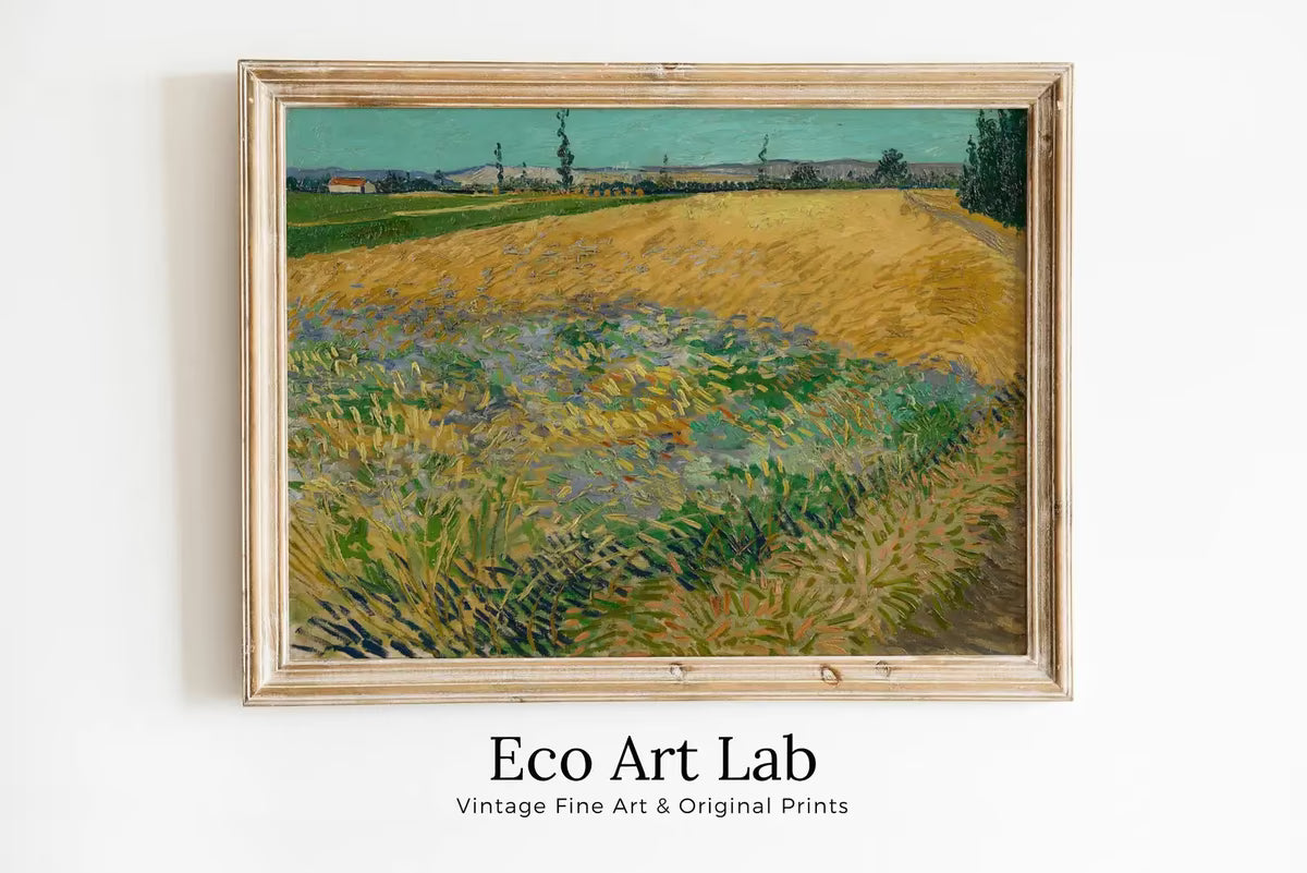 Vincent van Gogh Wheatfield Printable Famous Art Print. Instant Download. van Gogh Print. Vintage Landscape Painting Wall Decor. Fine Art – Printable Wall Art