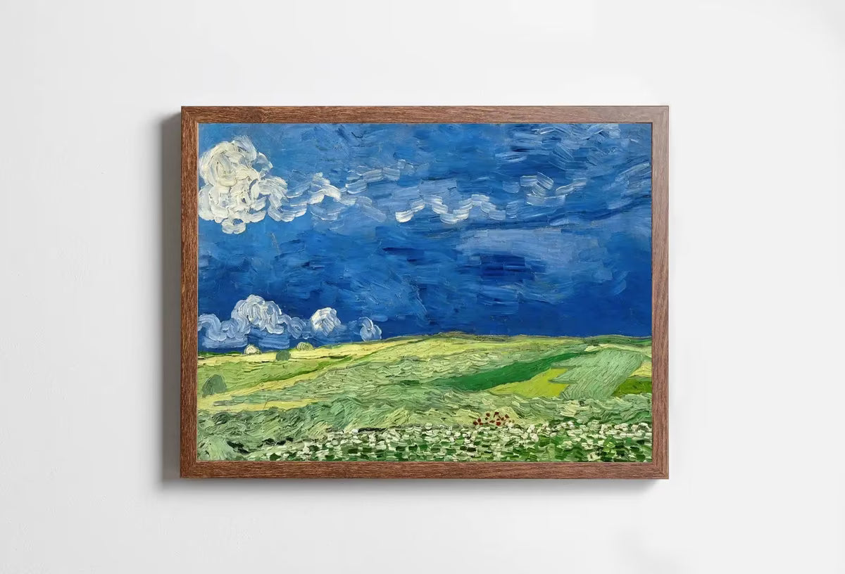Vincent van Gogh Wheatfield Under Thunderclouds Printable Famous Art Prints. Instant Download van Gogh Print Vintage Painting Fine Art Print – Printable Wall Art