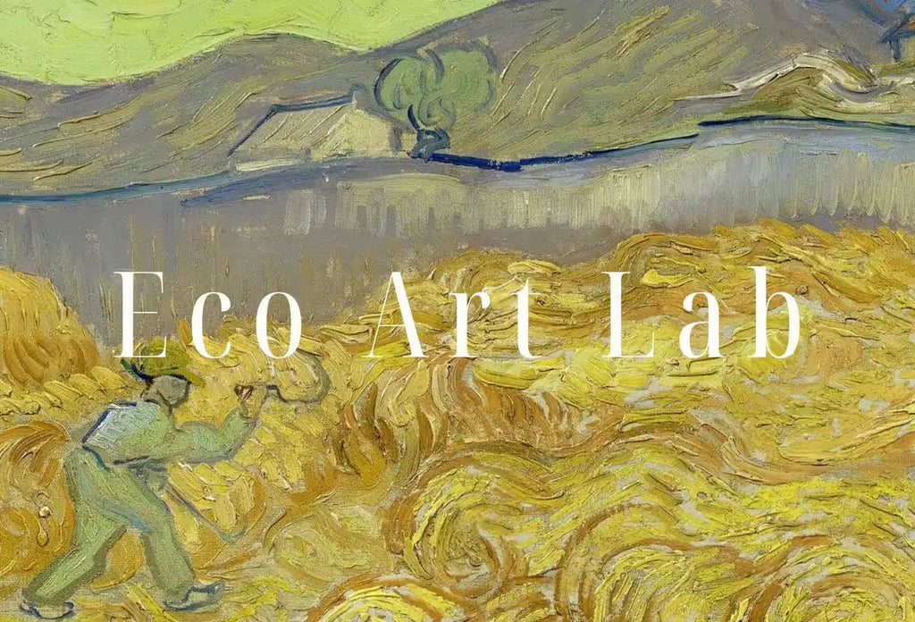 Vincent van Gogh Wheatfield With a Reaper. Printable Famous Art Print. Instant Download van Gogh Print. Vintage Art Landscape Painting. – Printable Wall Art