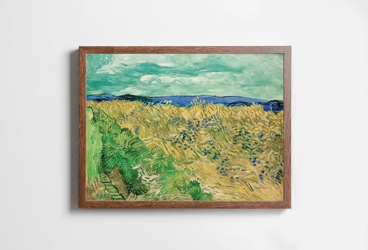 Vincent van Gogh Wheatfield With Cornflowers. Famous Printable Art. Instant Download van Gogh Print. Vintage Landscape Painting. Fine Art – Printable Wall Art