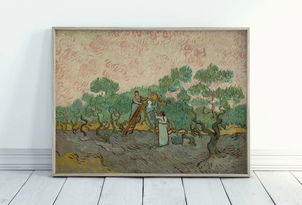 Vincent van Gogh Women Picking Olives Landscape. Famous Printable Art. Instant Download. van Gogh Print Vintage Painting. Fine Art Print – Printable Wall Art Digital Download – Digital Download