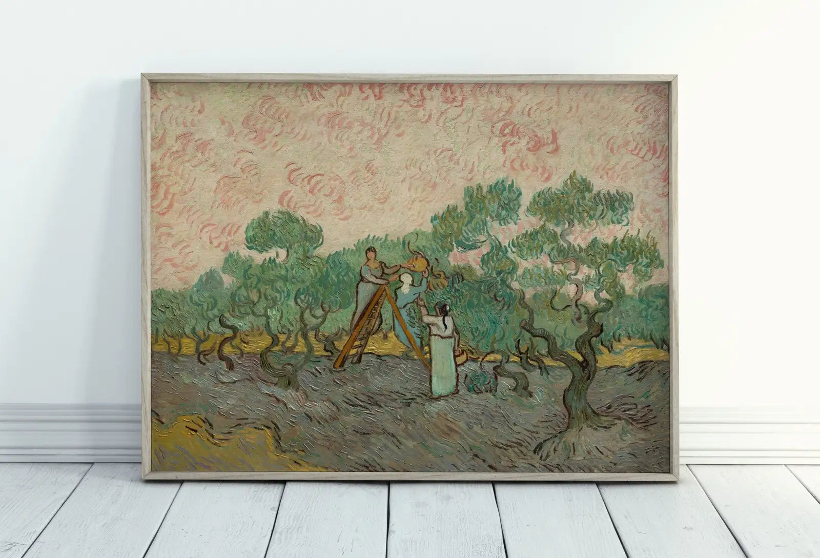 Vincent van Gogh Women Picking Olives Landscape. Famous Printable Art. Instant Download. van Gogh Print Vintage Painting. Fine Art Print – Printable Wall Art Digital Download – Digital Download