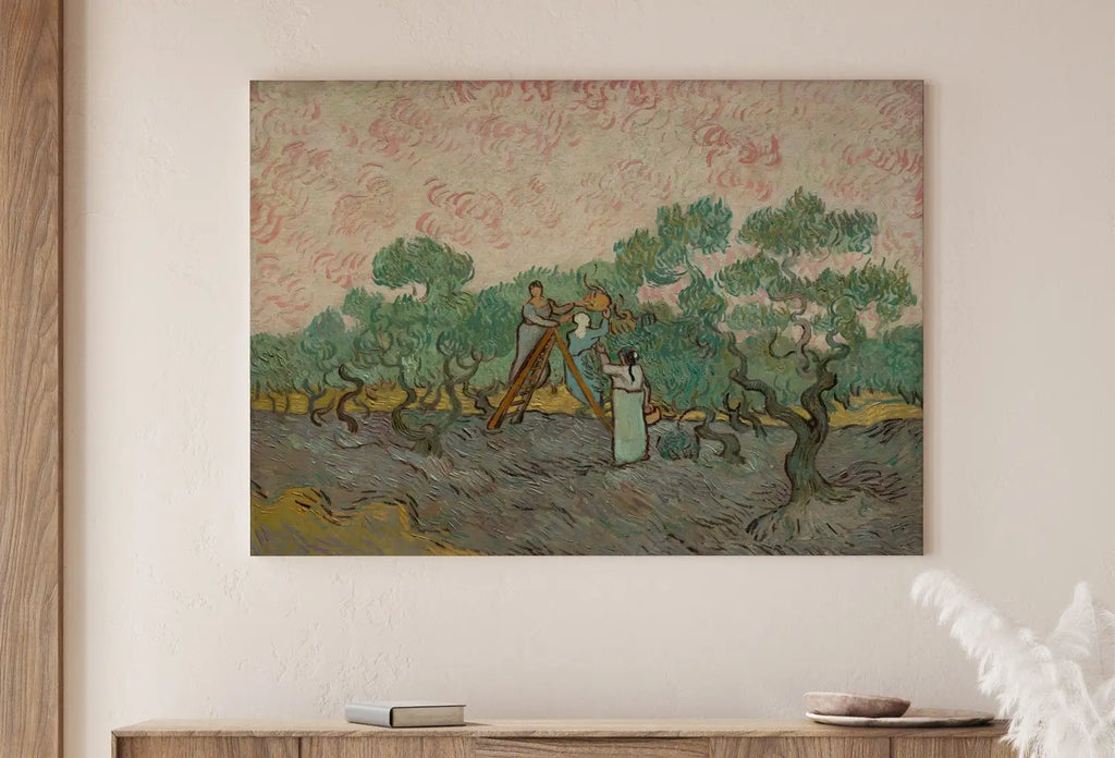 Vincent van Gogh Women Picking Olives Landscape. Famous Printable Art. Instant Download. van Gogh Print Vintage Painting. Fine Art Print – Printable Wall Art Digital Download – Digital Download