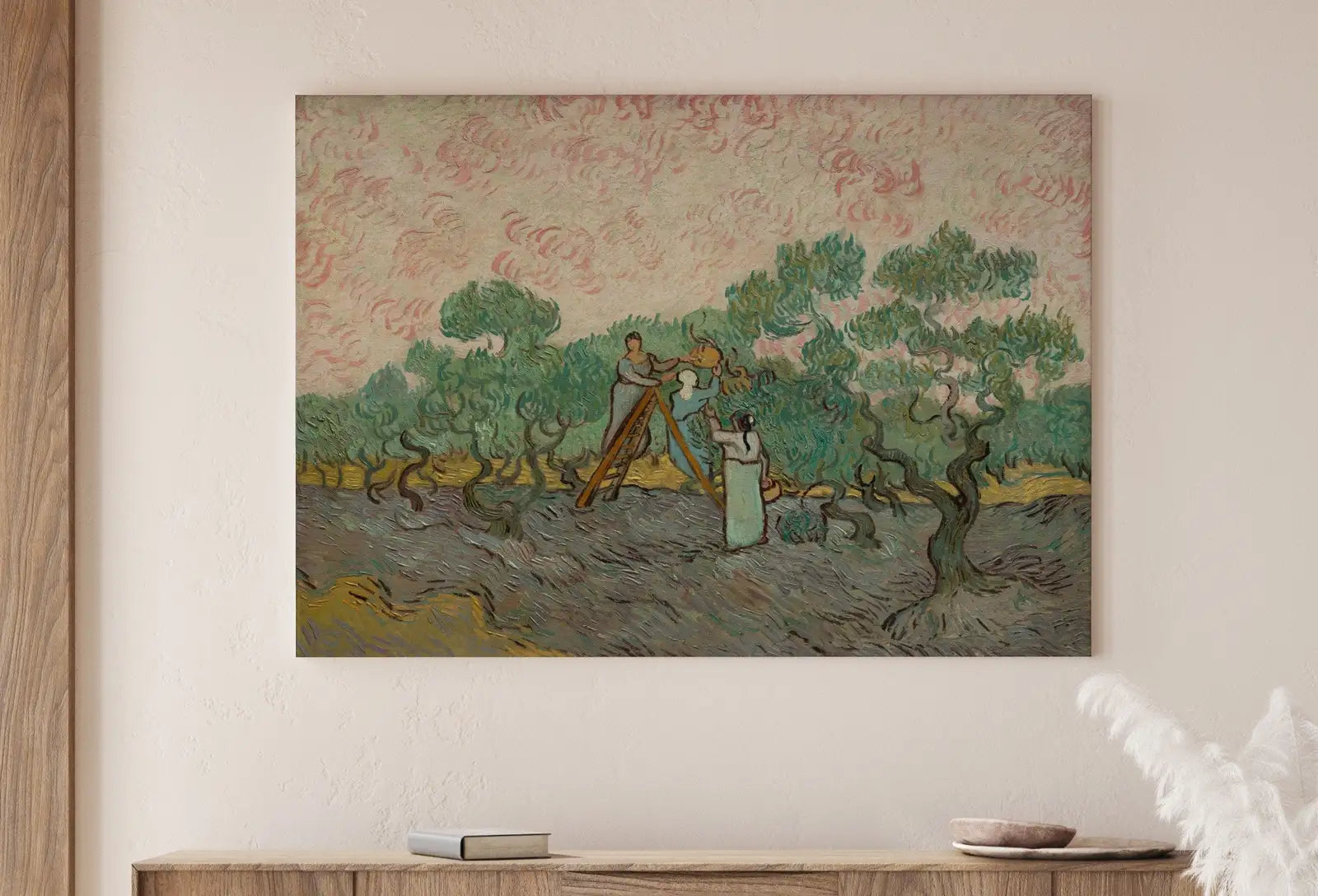 Vincent van Gogh Women Picking Olives Landscape. Famous Printable Art. Instant Download. van Gogh Print Vintage Painting. Fine Art Print – Printable Wall Art Digital Download – Digital Download