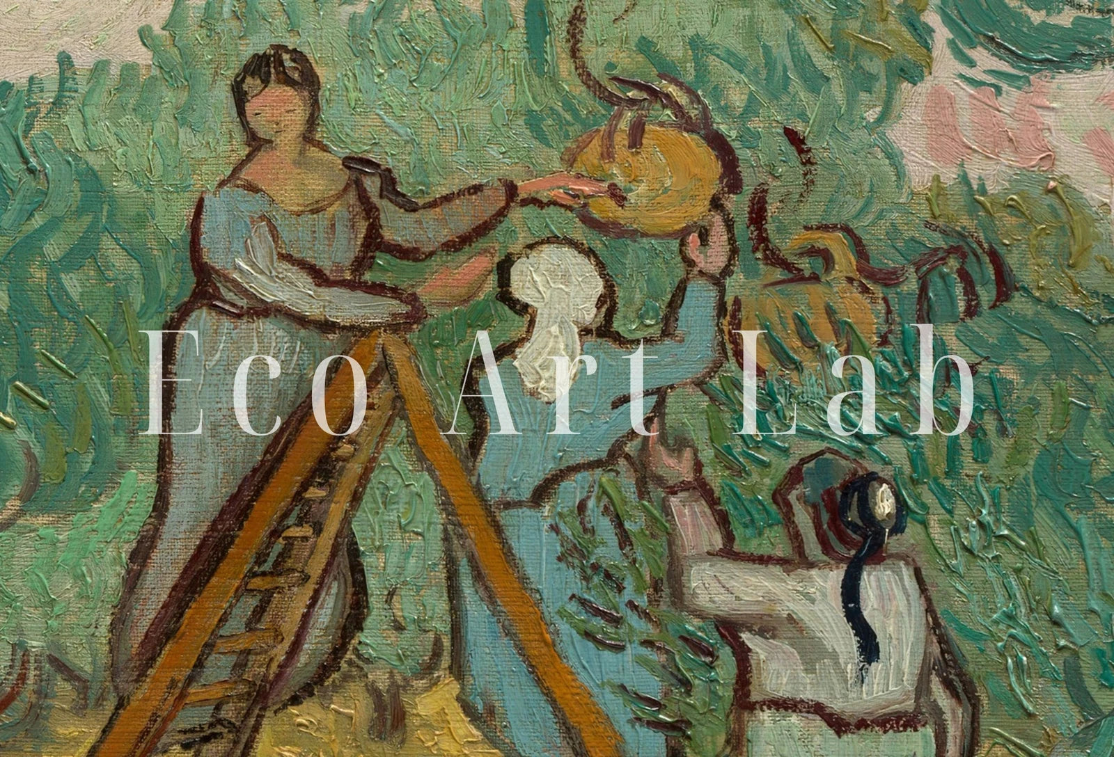 Vincent van Gogh Women Picking Olives Landscape. Famous Printable Art. Instant Download. van Gogh Print Vintage Painting. Fine Art Print – Printable Wall Art Digital Download – Digital Download