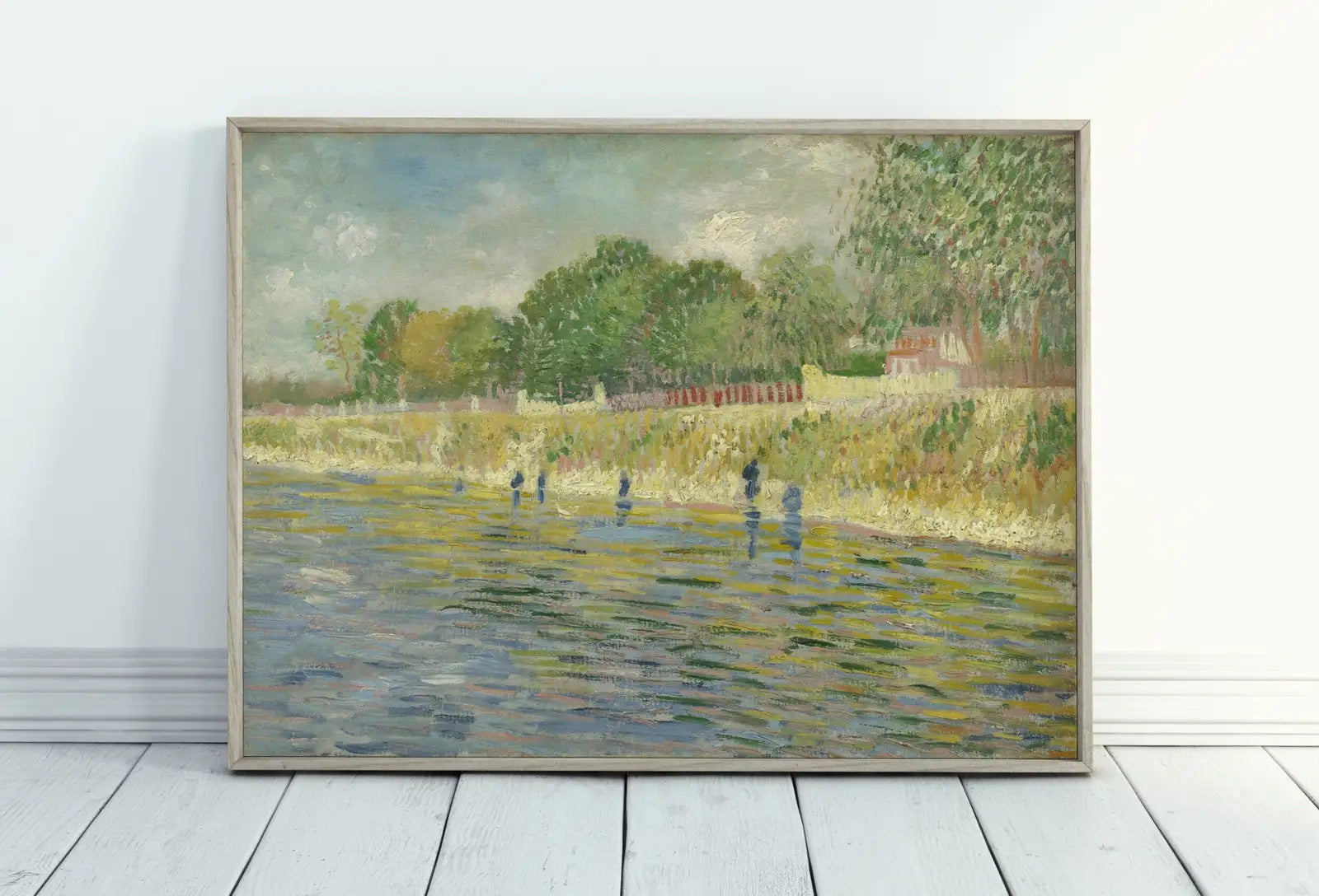 Vincent van Gogh's Bank of the Seine. Printable Famous Art Print. Instant Download. van Gogh Print. Vintage Painting. Fine Art Print – Printable Wall Art Digital Download – Digital Download