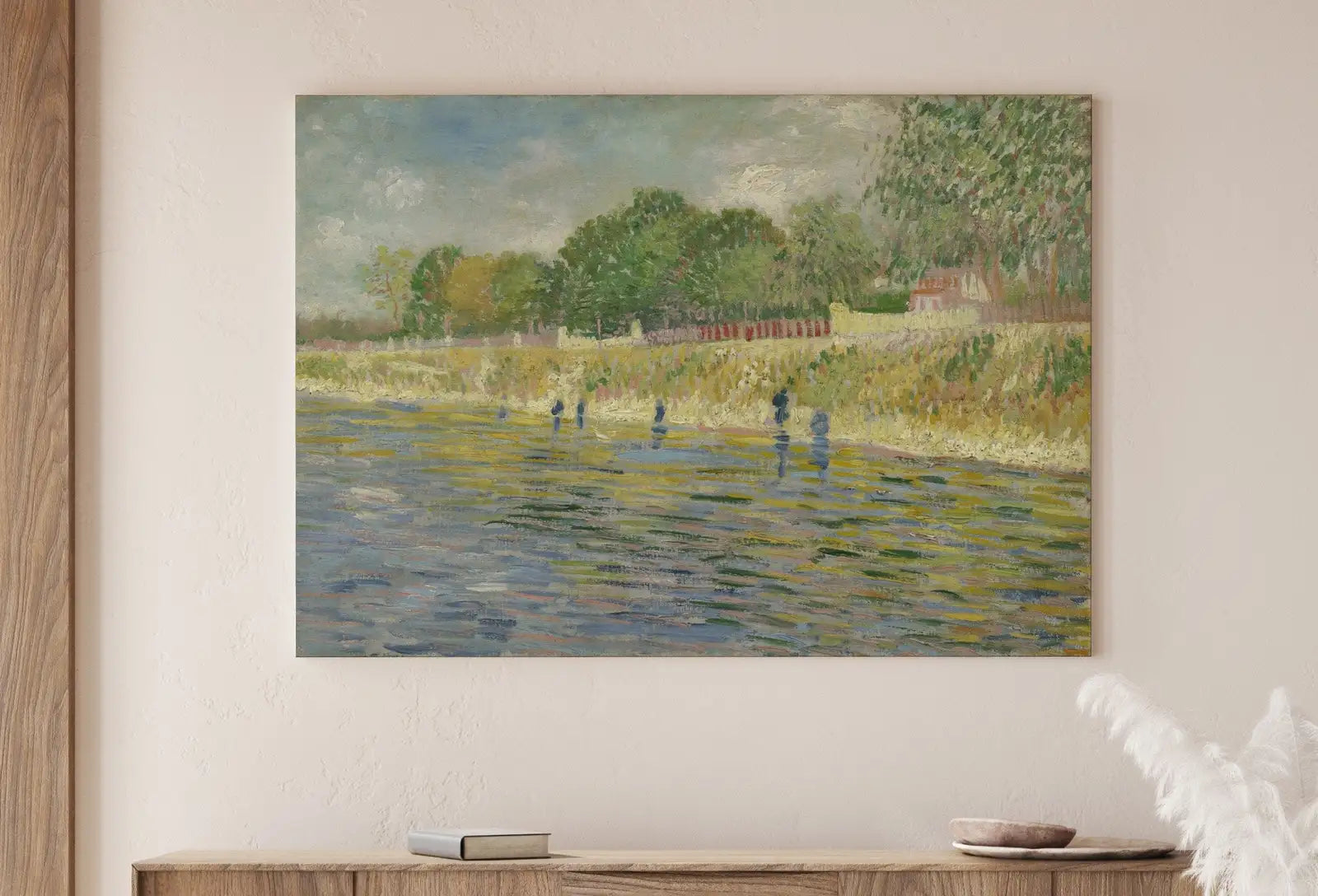 Vincent van Gogh's Bank of the Seine. Printable Famous Art Print. Instant Download. van Gogh Print. Vintage Painting. Fine Art Print – Printable Wall Art Digital Download – Digital Download