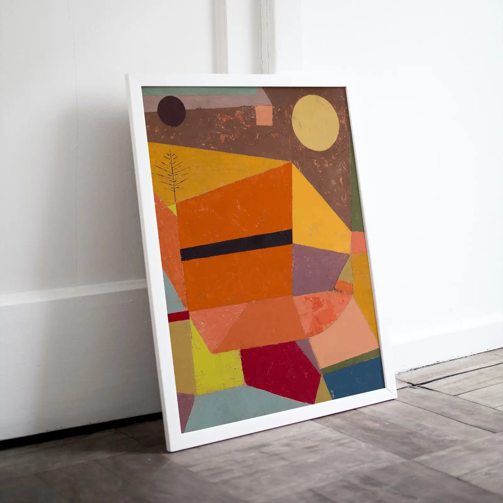 Vintage Abstract Paul Klee Print Art Poster. Joyful Mountain Landscape Abstract Famous Vintage Art Print. Printable Retro Paul Klee Wall Art – Printable Wall Art Digital Download