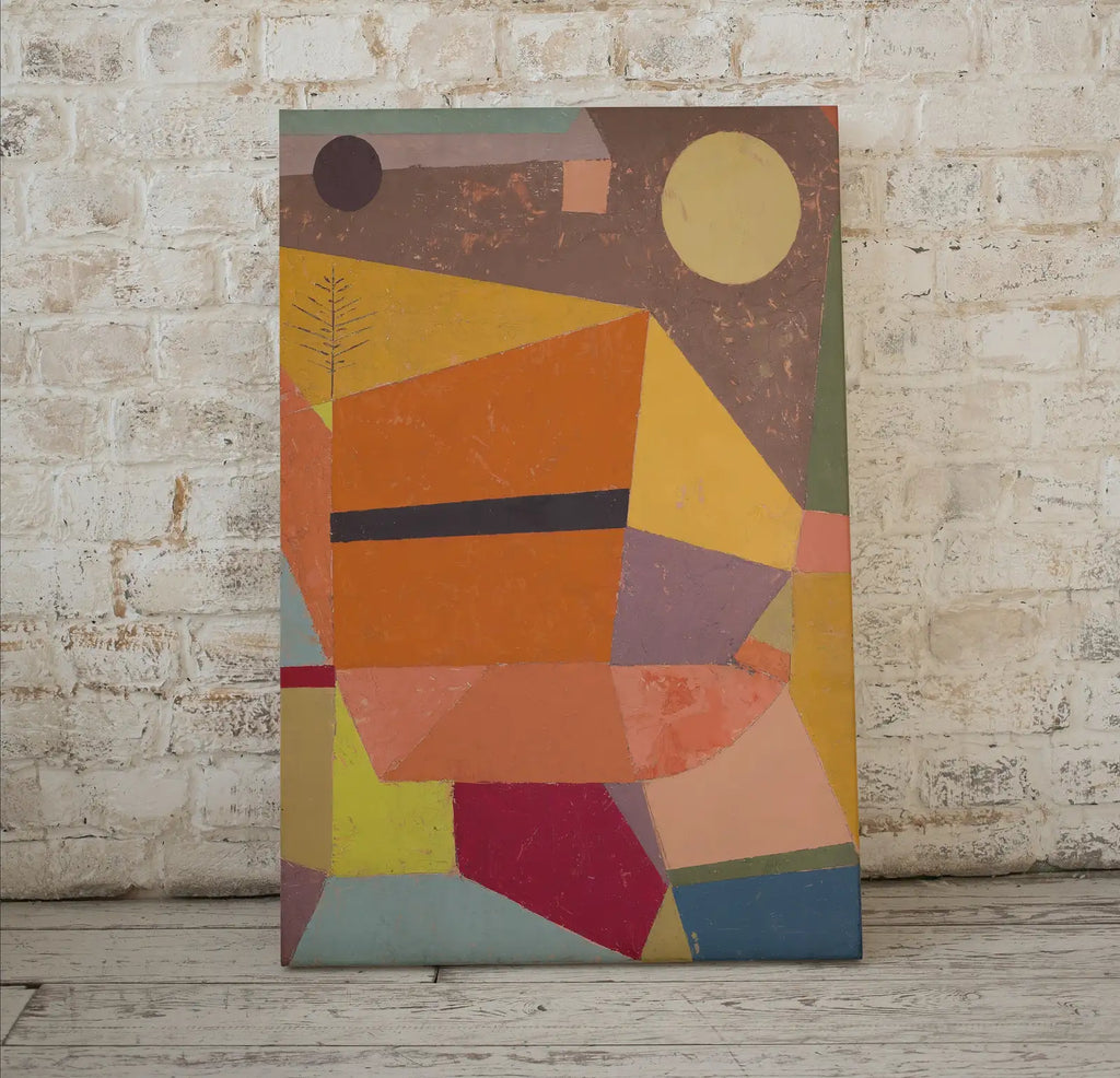Vintage Abstract Paul Klee Print Art Poster. Joyful Mountain Landscape Abstract Famous Vintage Art Print. Printable Retro Paul Klee Wall Art – Printable Wall Art Digital Download