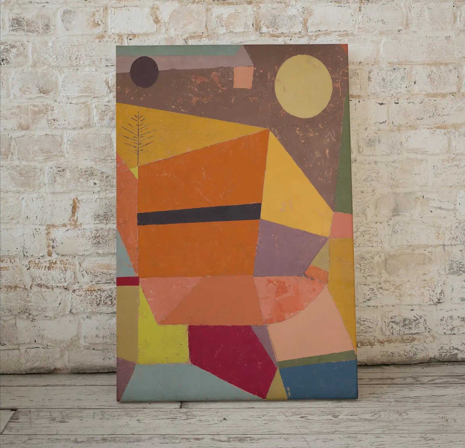 Vintage Abstract Paul Klee Print Art Poster. Joyful Mountain Landscape Abstract Famous Vintage Art Print. Printable Retro Paul Klee Wall Art – Printable Wall Art Digital Download