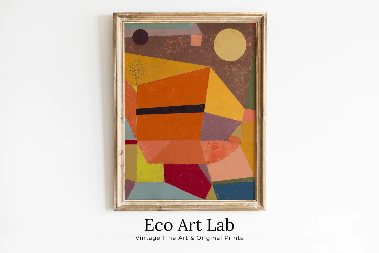 Vintage Abstract Paul Klee Print Art Poster. Joyful Mountain Landscape Abstract Famous Vintage Art Print. Printable Retro Paul Klee Wall Art – Printable Wall Art Digital Download