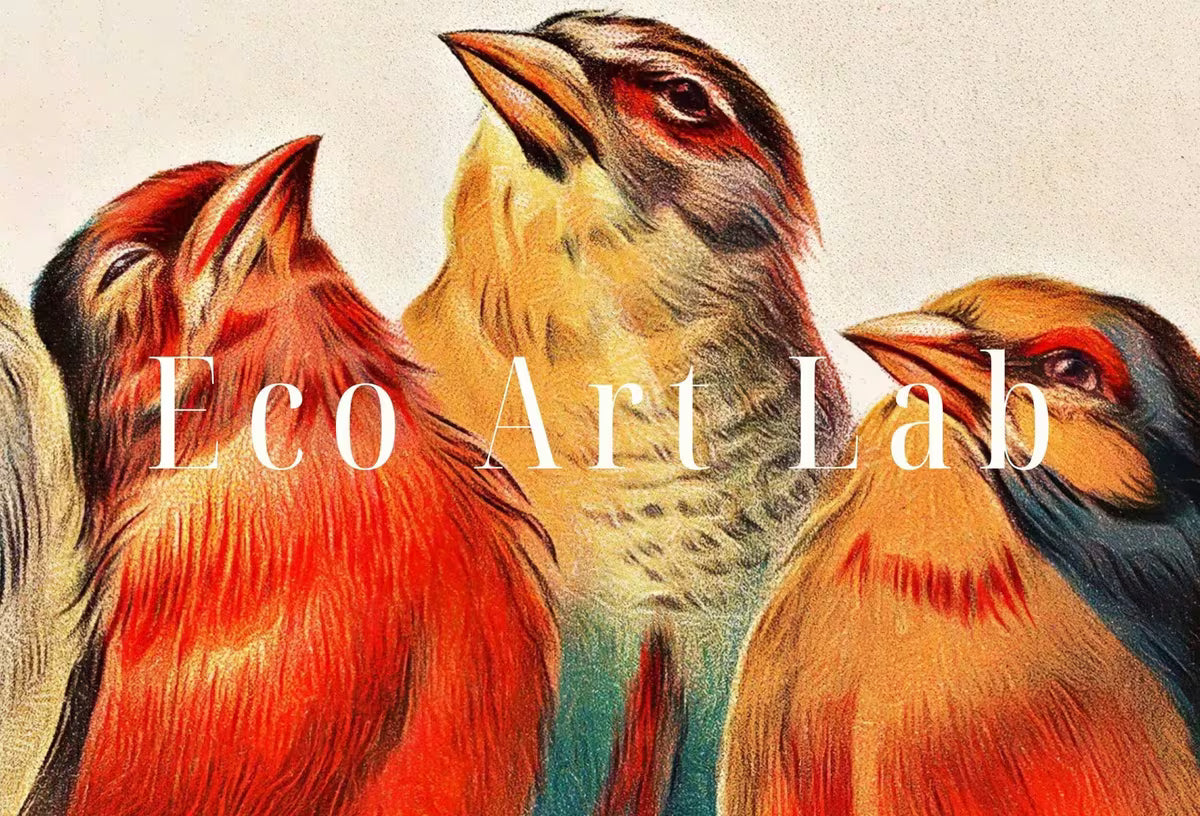 Vintage Birds Perched on Branch Painting. Instant Download Printable Wall Art. Bird Painting. Birds Decor Wall Art Prints. Birds Poster #1 – Printable Wall Art