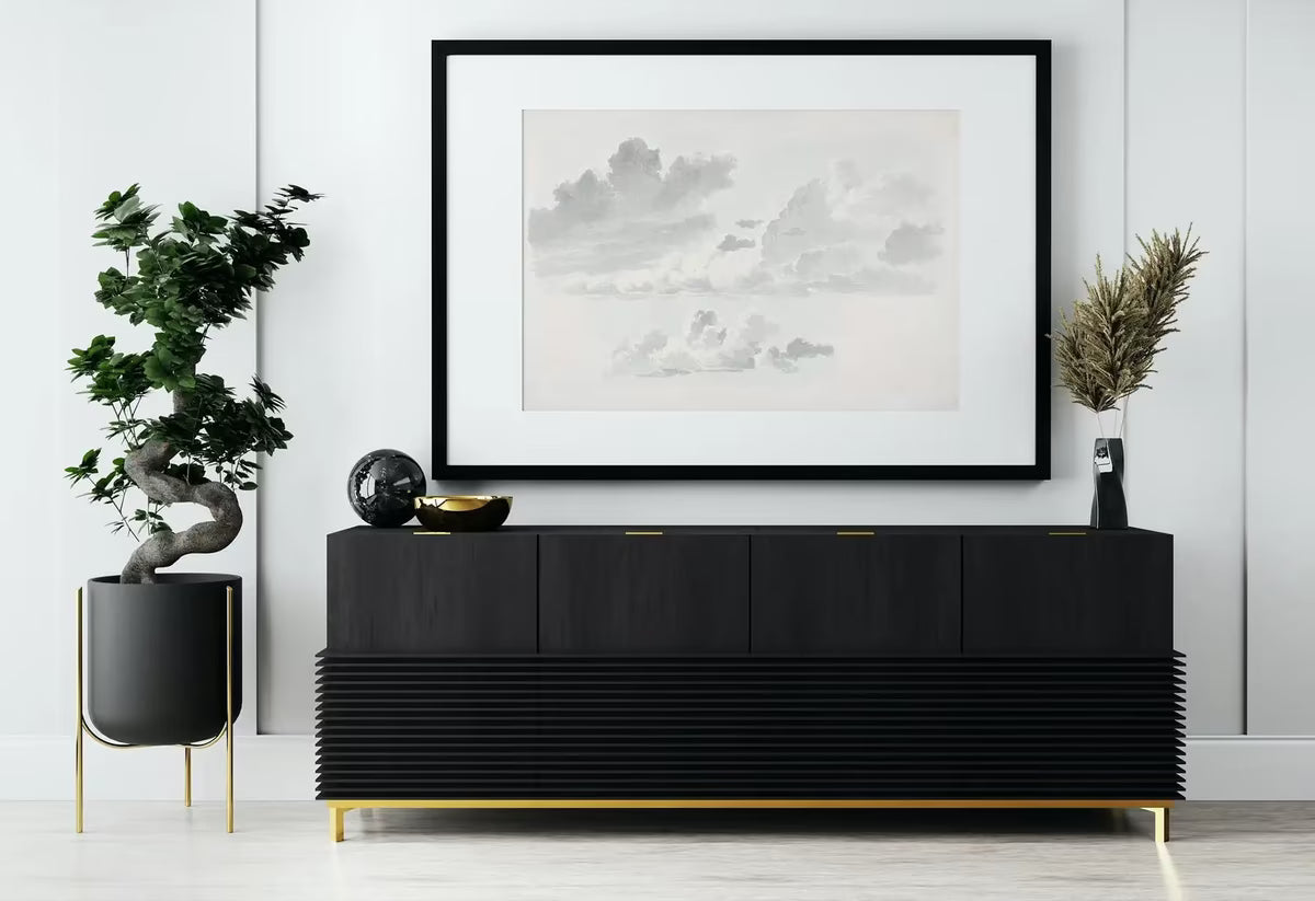 Vintage Cloud Painting Digital Print. Antique Cloud Artwork Vintage Landscape. Neutral Wall Decor. Printable Downloadable Art. Sky Landscape – Printable Wall Art