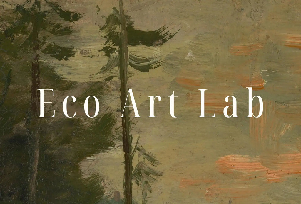 Detail view of artwork from Vintage Country Painting, Rustic van Gogh Paris Print. Antique Oil Painting Country Scene Village Road Print. Vintage Landscape Wall Art. (variation 1)