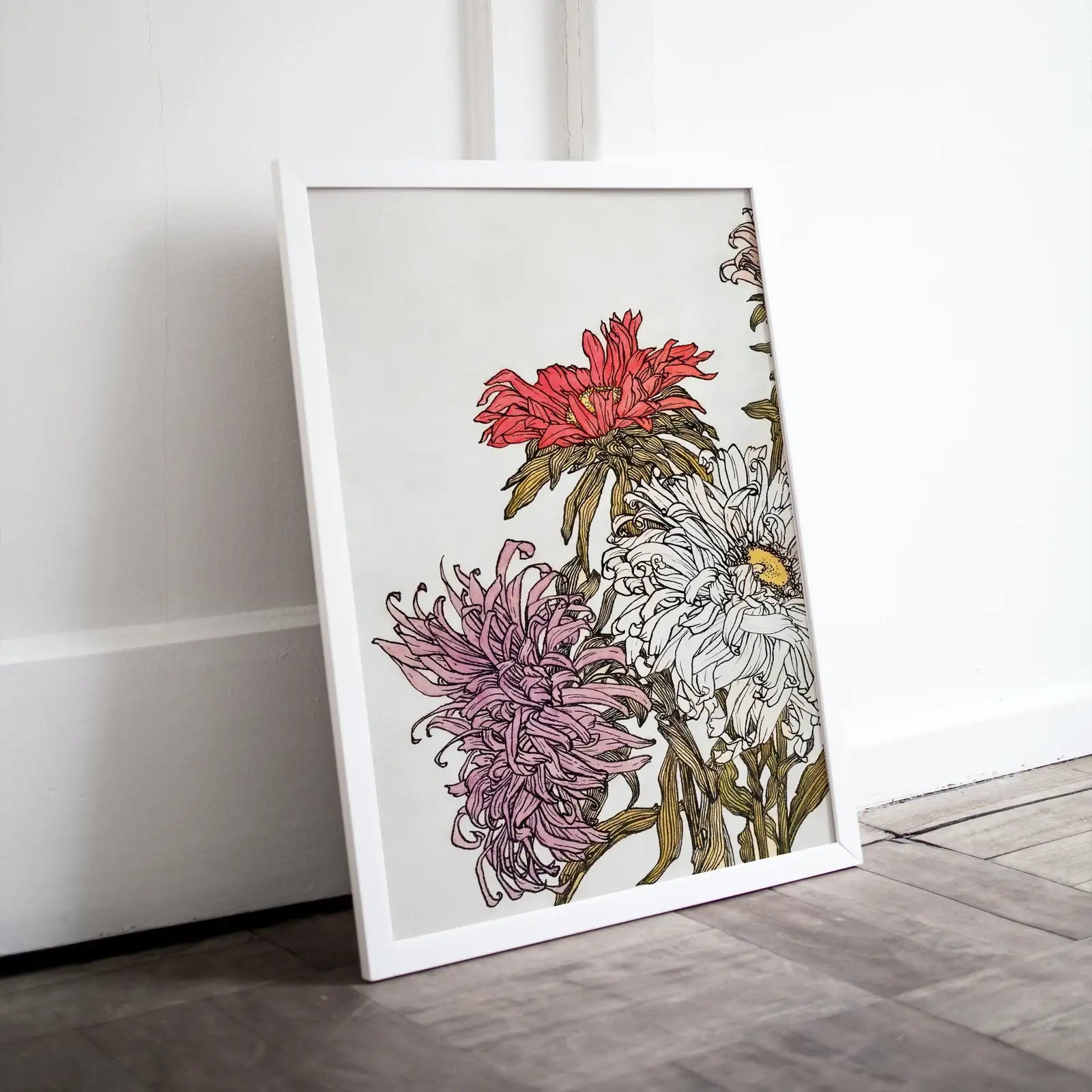 Vintage Flowers Print Printable Wall Art. Art Nouveau Floral Print. Instant Download Poster Watercolor Wall Art. Art Nouveau Poster – Printable Wall Art Digital Download – Digital Download